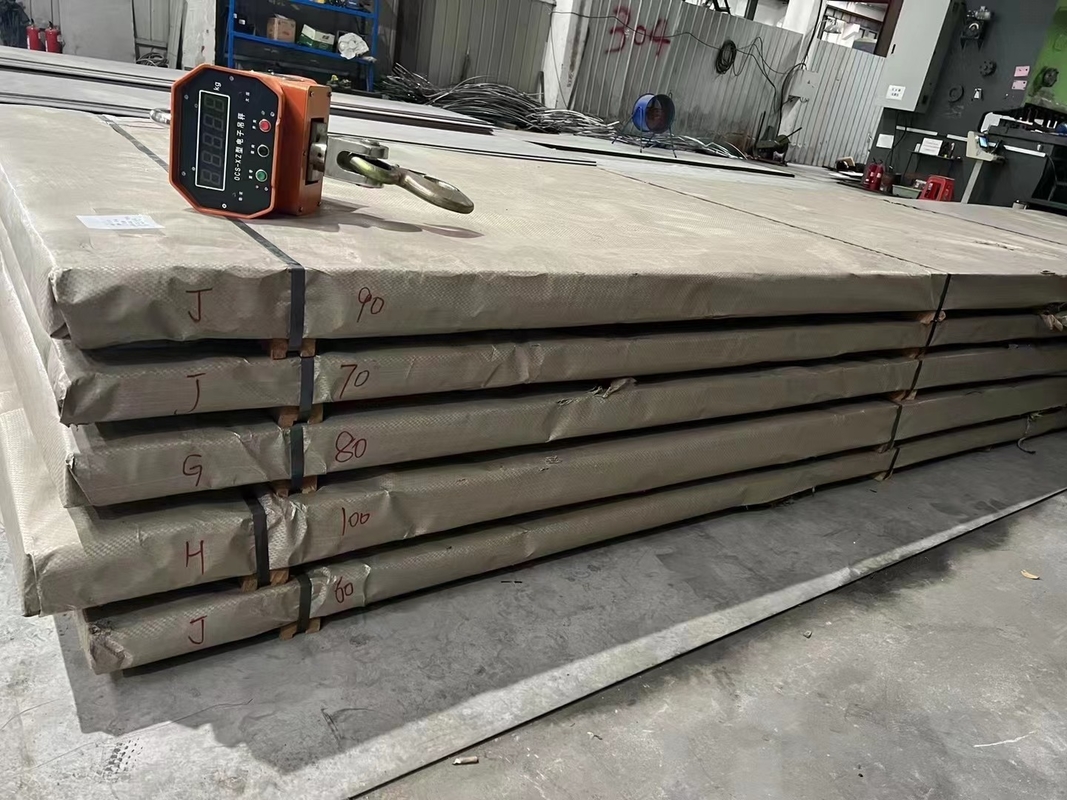 2B BA HL Stainless Steel Plate Sheets 100mm 8K Finish Thickness