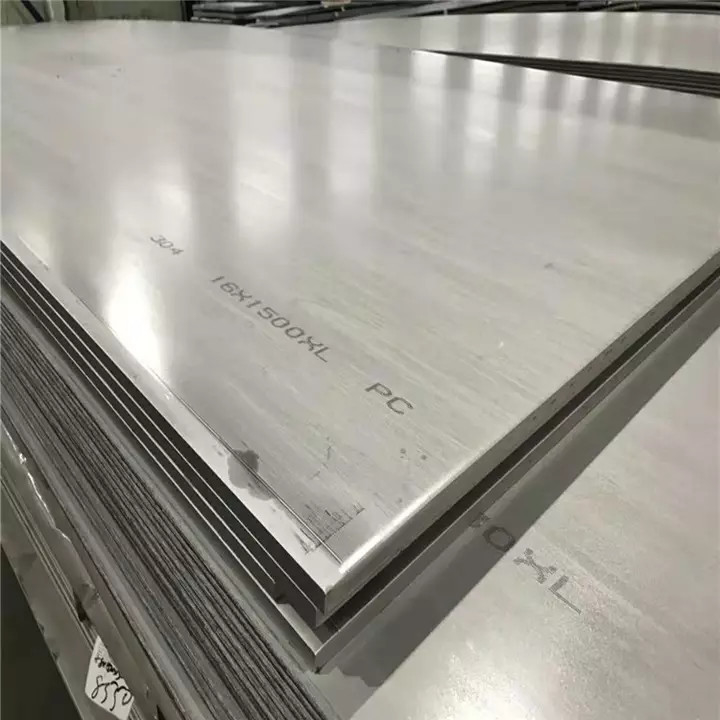 SUS 304 201 2B Finish Stainless Steel Plate 1mm 2mm 3mm Thickness
